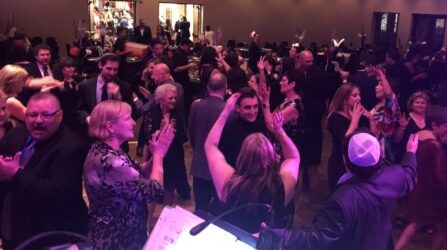 Photo of people cheering